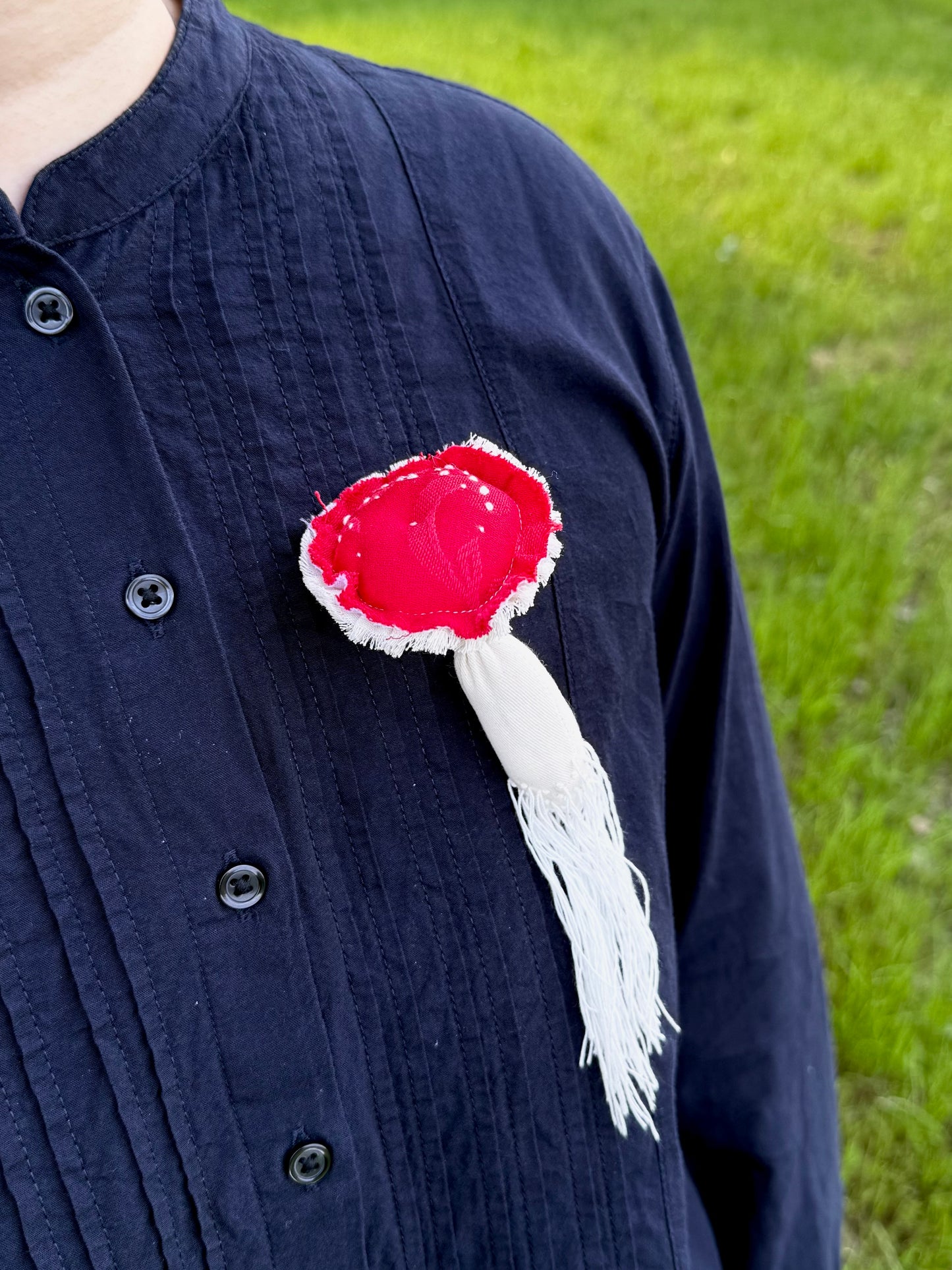 Woodland Mushroom Brooch