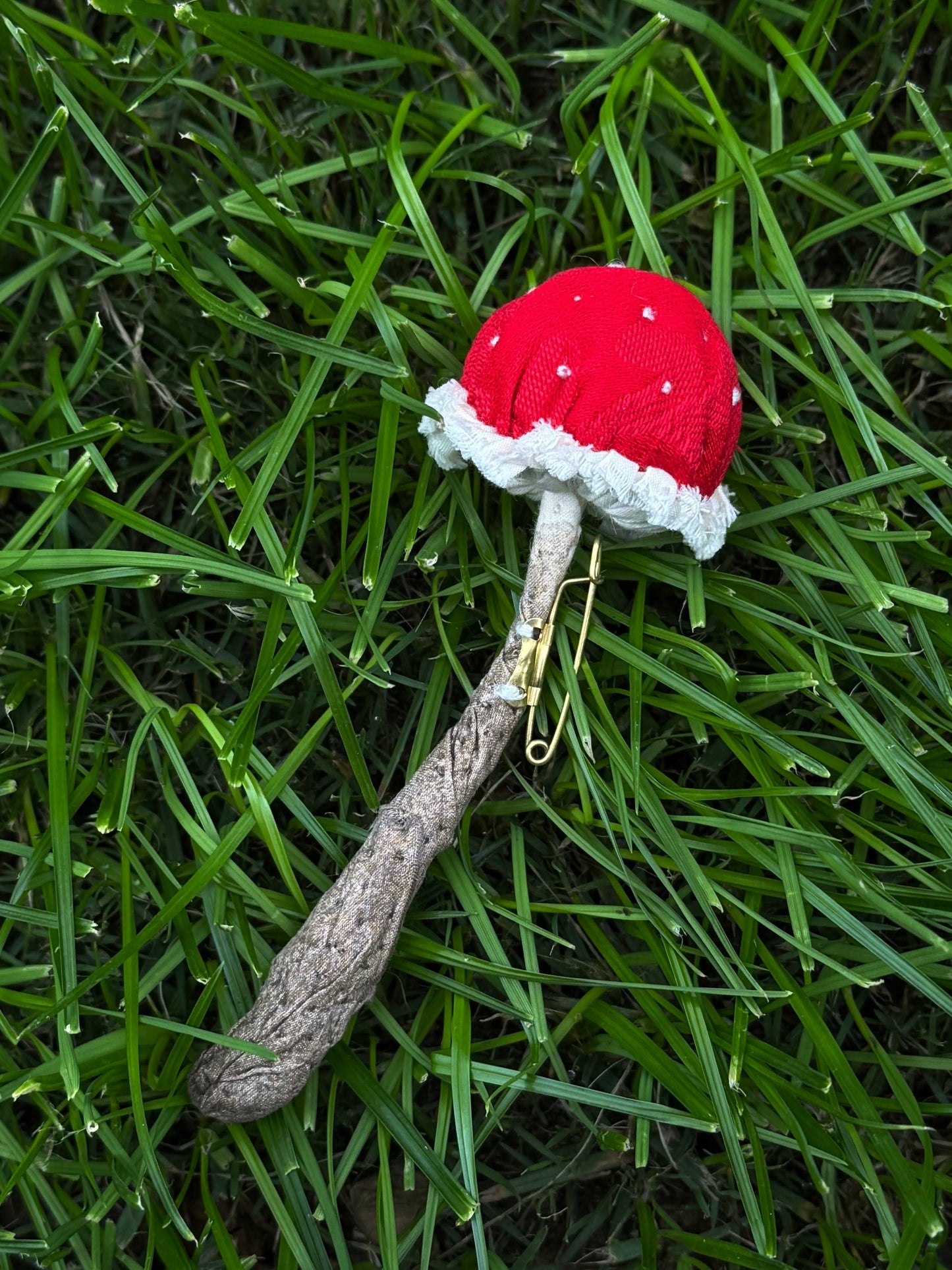 Cute Goblincore Mushroom Brooch