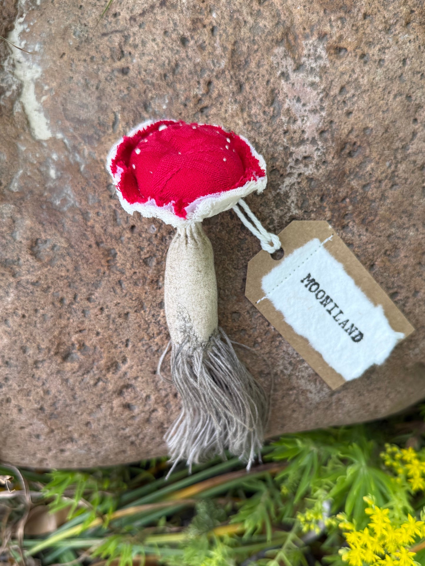 Woodland Forest Mushroom Brooch