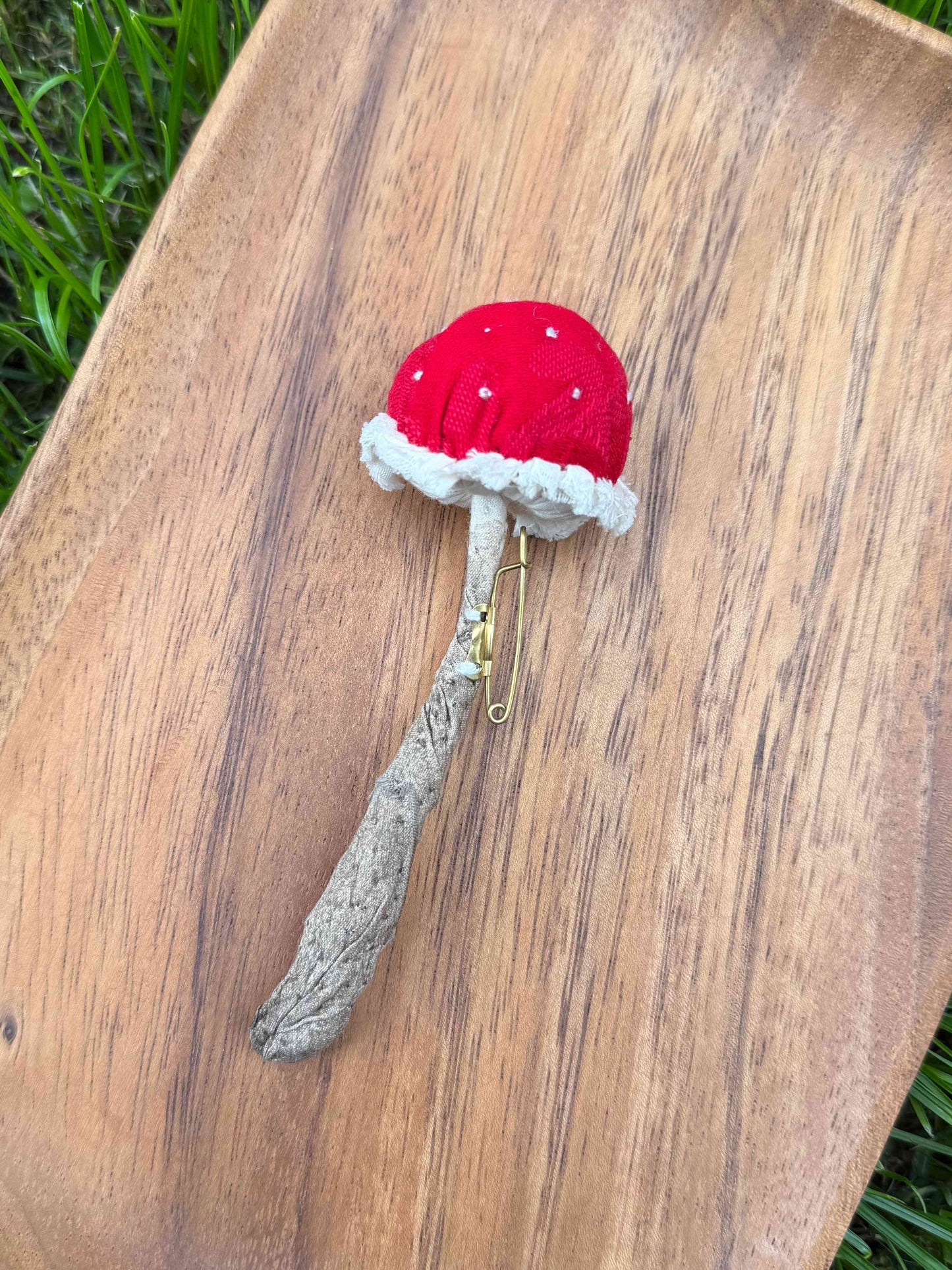 Cute Goblincore Mushroom Brooch