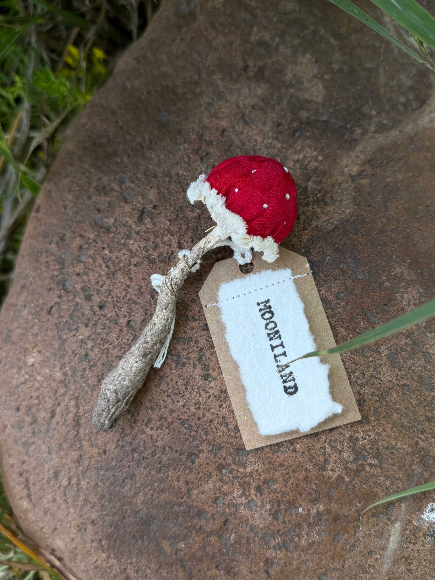 Cute Goblincore Mushroom Brooch
