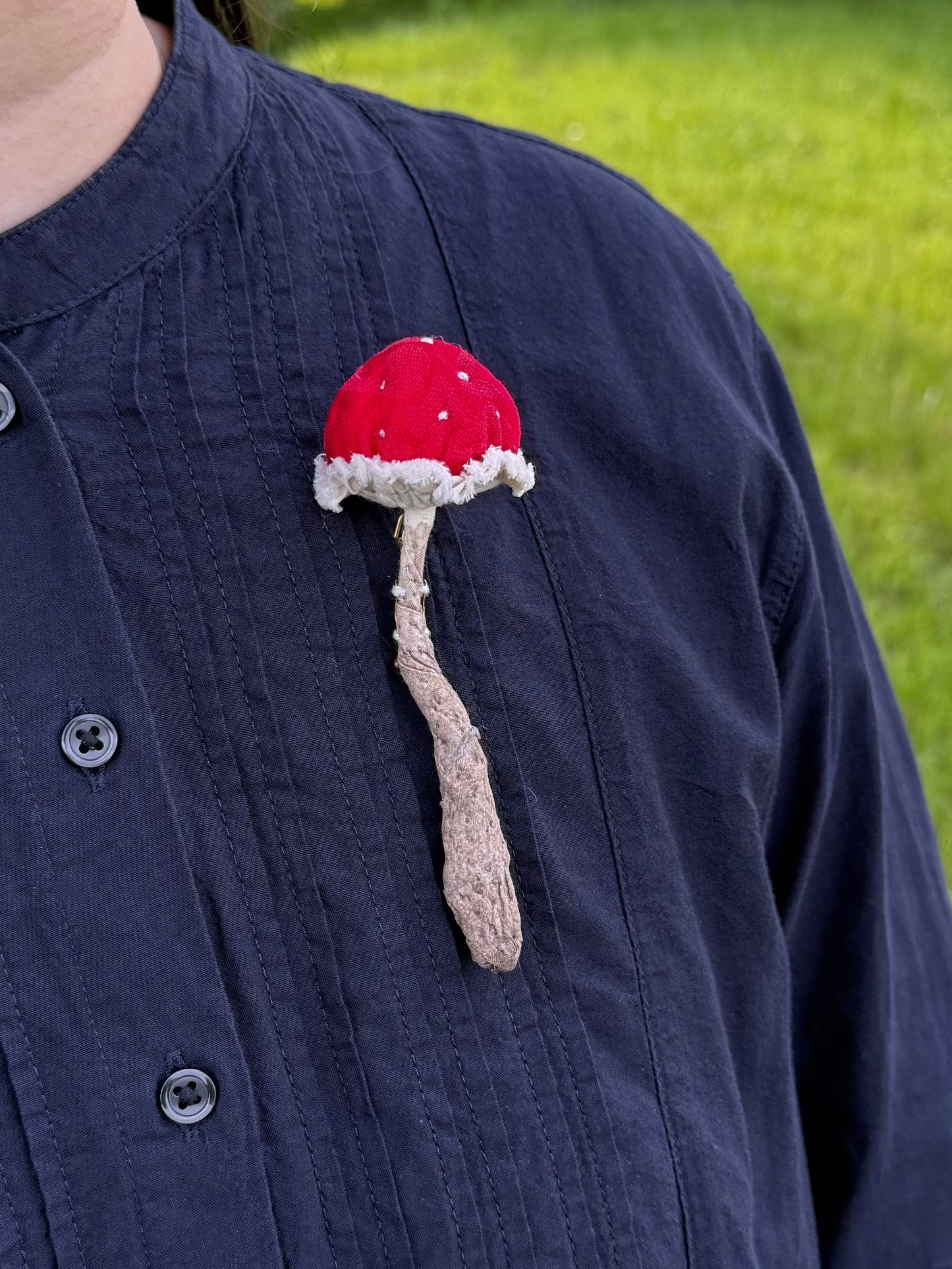 Cute Goblincore Mushroom Brooch