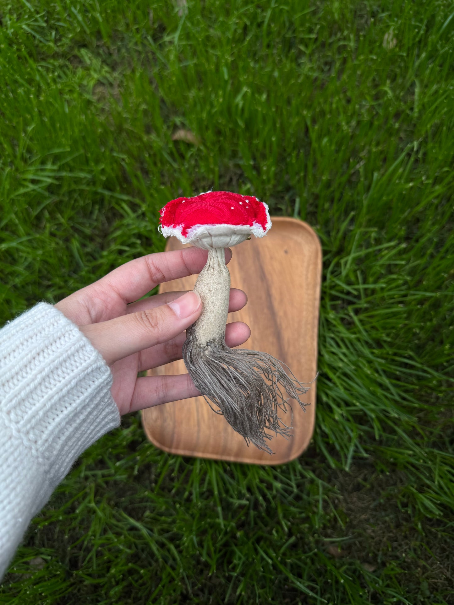 Woodland Forest Mushroom Brooch