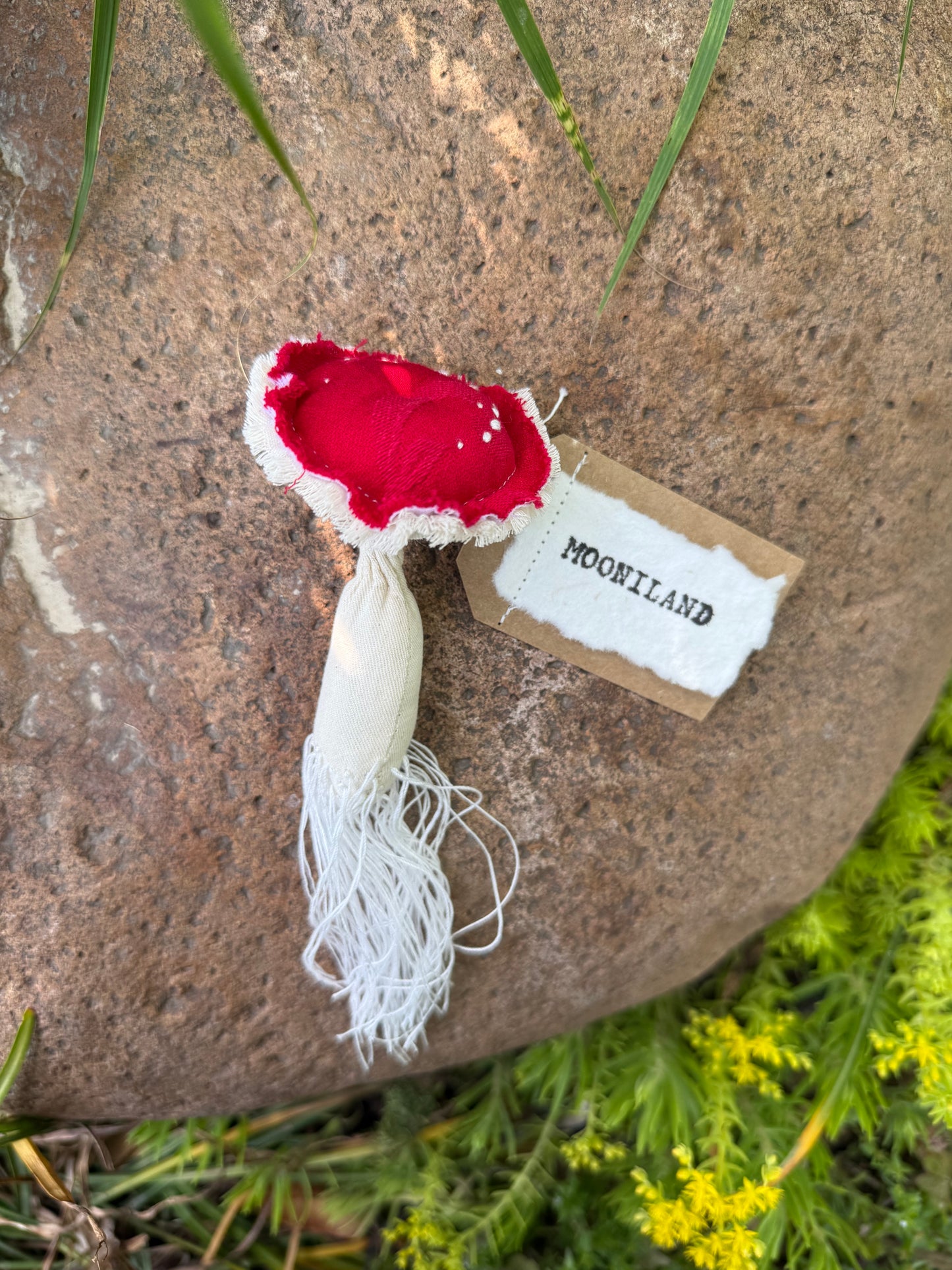 Woodland Mushroom Brooch